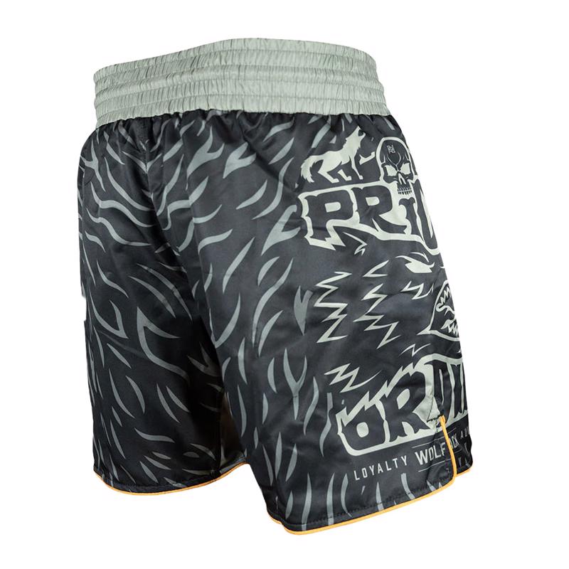 Pride Or Die wolfpack v2 MMA Shorts - Black